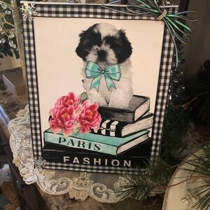 Puppy Canvas Wall Decor